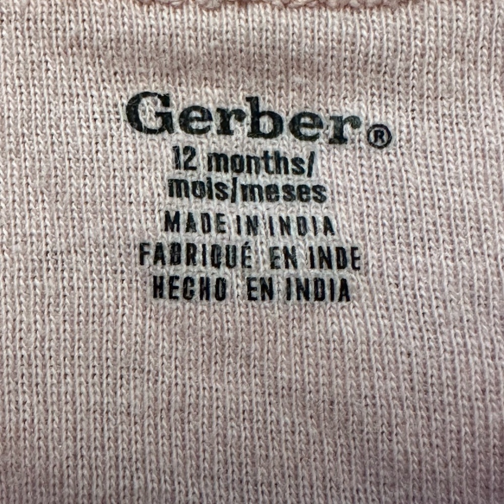 Baby Girl Clothing Bundle 5pc Carter’s Burt’s Bees Gerber 6-12 Months - Picture 5 of 11